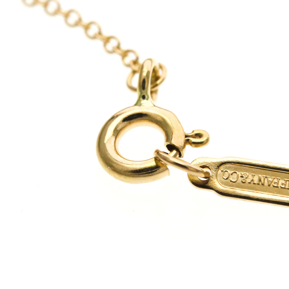 TIFFANY 18k Gold Diamond Heart Necklace - Picture 12 of 13